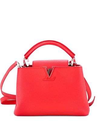 Louis Vuitton Capucines Bag Leather BB satchel - Rosso
