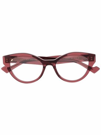 Gucci Zonnebril met cat-eye montuur - Rood