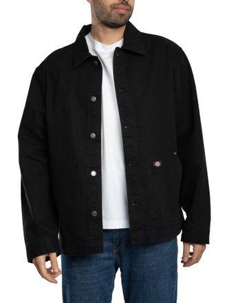 Dickies Ongevoerde Canvas Schuurjas, Zwart