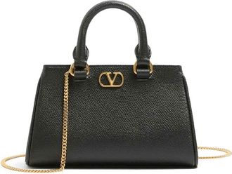 Valentino Garavani Vlogo Signature Leather Mini Bag