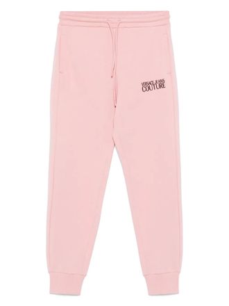 Versace Jeans Couture logo-embroidered track pants - Pink