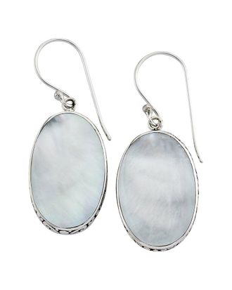 Samuel B. Silver Pearl Balinese Drop Earrings