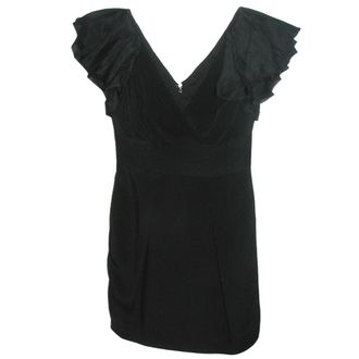 Marchesa Notta black silk dress Size S