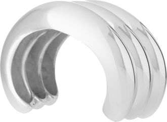 Federica Tosi Silver Wave 925 Silver Plated Bronze Metal Bracelet