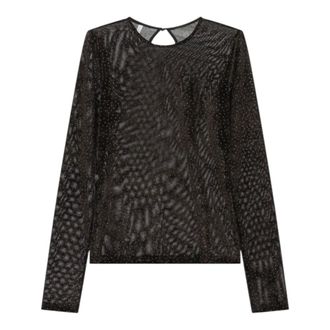 Imperial Long Sleeve Tops, female, Brown, Size: M Ty49Kvw Long Sleeve Top