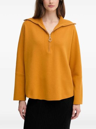 Joseph Ribkoff zip-collar sweater - Orange