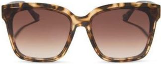 DIFF Eyewear Madison 63mm Oversize Square Sunglasses in Sand Tort at Nordstrom Rack