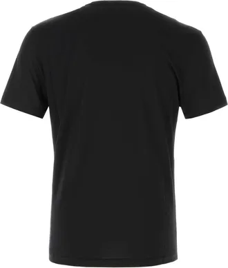 Gucci Mens Black Stretch Jersey T-Shirt Silk T-shirts And Polos