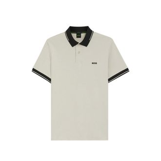 HUGO BOSS Contrast-trim Slim-fit Polo Shirt