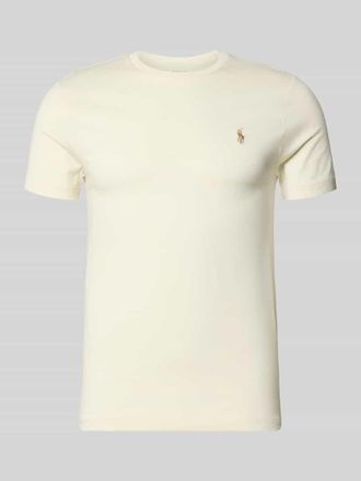 Polo Ralph Lauren Regular Fit T-Shirt aus reiner Baumwolle in Beige, Gr&ouml;&szlig;e XXL