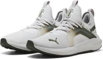 Puma Softride Enzo 5 Sneaker in Feather Gray/Loden Green at Nordstrom Rack, Size 7.5