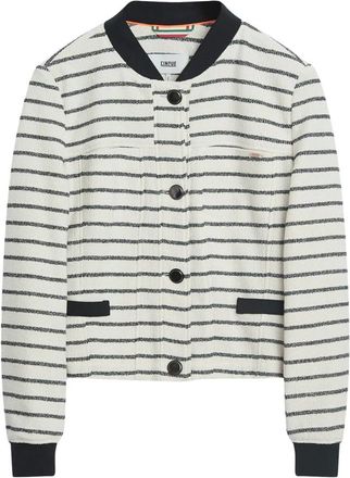 Cinque Boucl&eacute; Blouson met sportieve strepen - Dames - Zomerjassen - Veelkleurig - M - Jassen