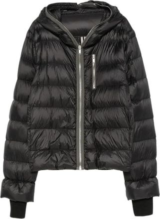 Rick Owens Outerwear Rick Owens - Heren - Gewatteerde jassen - Zwart - 2XL - Jassen
