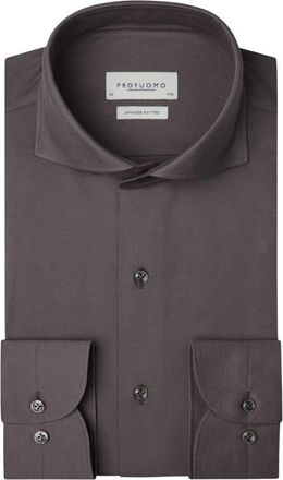 Profuomo X-Cutaway SF Shirt - Heren - Overhemden - Paars - Maat: M Katoen