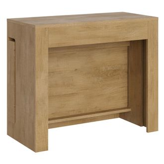 Itamoby Consola extensible 90x42/302 cm efecto madera, roble natural