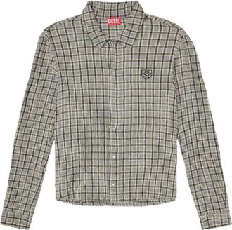 Diesel S-Seerk Check Shirt - Heren - Casual Overhemden - Veelkleurig - L - Katoen - Overhemden
