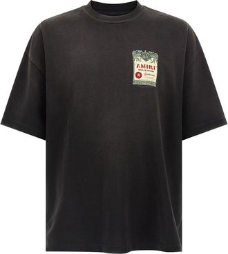 Amiri Black Chateau Stamp T-shirt