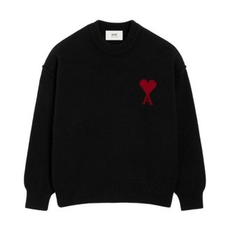 Ami Heren, Truien, Zwart, Maat: XS