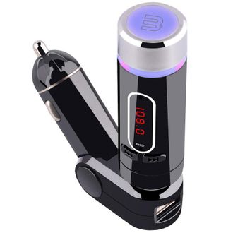 OEM Transmisor Fm Bluetooth Para Coche, Reproductor Mp3 Inal&aacute;mbrico, Kit Manos Libres, Led Tf Fm28