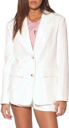 Walter Baker Shannon Blazer Jacket in White at Nordstrom Rack, Size Medium