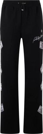 Philipp Plein Heren, Broeken, Zwart, Maat: XL