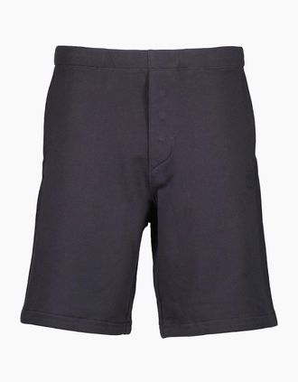 C.P. Company Mens Diagonal Raised Fleece Logo Bermudas - Navy - Size: 33/32/32