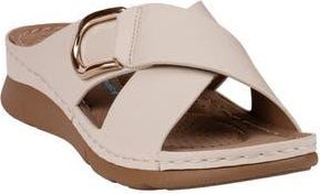 Good Choice Shoes Eanna Wedge Sandal in Nude at Nordstrom Rack, Size 8.5