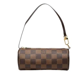 Louis Vuitton Pre-owned Papillon Pochette - Dames - Pre-owned - Bruin - Maat: ONE Size Leer
