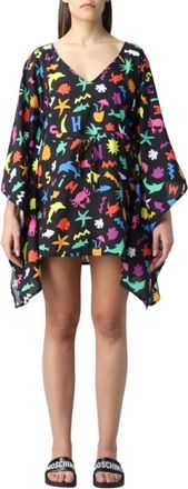 Moschino Kleedjes, Dames, Zwart, M, Abito Mare Fantasia