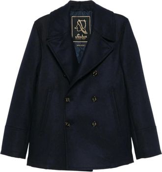 Sealup Jassen, Heren, Blauw, L, Wol, Dubbele rij knopen Peacoat