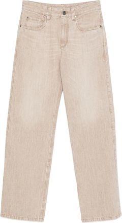 Brunello Cucinelli Jeans con effetto schiarito - Toni neutri