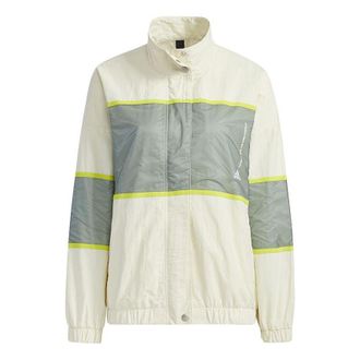 adidas (WMNS) adidas W Word Wv Jkt Stand Collar Training Woven Sports Jacket Colorblock GM0683