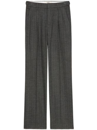 Zadig&Voltaire checkered pressed-crease trousers - Grey