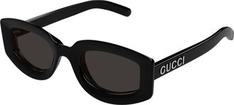 Gucci Grey Irregular Ladies Sunglasses GG1719S 001 51