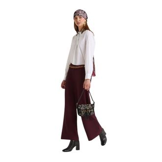 Maliparmi Wide Trousers, female, Red, Size: XS Cady Trousers