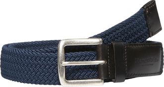 Marc O'Polo Flechtg&uuml;rtel MARC OPOLO, Herren, Gr. 110, night blau, Materialmix, Basic, G&uuml;rtel Flechtg&uuml;rtel, aus elastischem, recyceltem Material, Breite ca. 4 cm