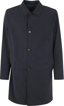 Kired Klassieke Trench Coats - Heren - Mantel - Blauw - 3XL - Jassen