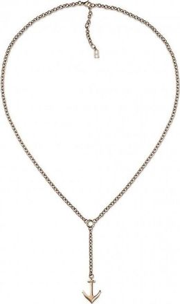 Tommy Hilfiger Womens 2700923 Ladies Necklace - Rose Gold Stainless Steel - One Size