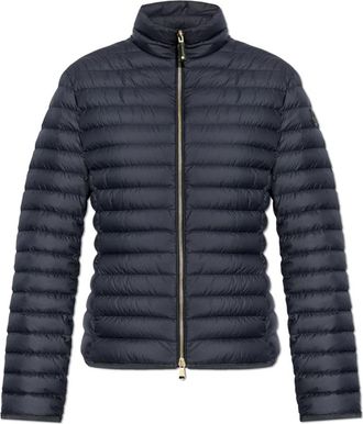 Moncler Varax Down Jacket - Dames - Gewatteerde jassen - Blauw - L - Leer - Jassen
