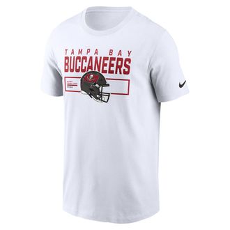 Nike Tampa Bay Buccaneers Helmet Essential Nike Mens NFL T-Shirt in White | N19910A8B-LQC