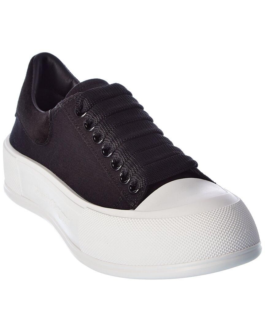 スニーカー alexander mcqueen White canvas Canvas Sack sneakers Alexander McQueen White Canvas Sack Sneakers from $559.00