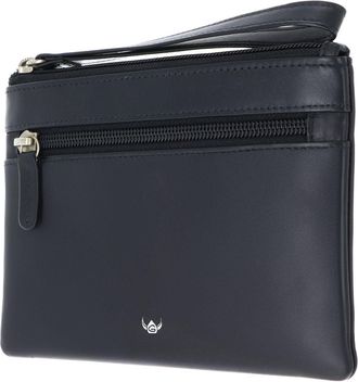 Golden Head Leather phone pouch wristlet Polo RFID Protect RV-Handytasche 4075 Schwarz black