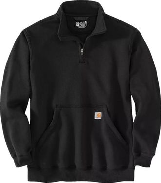 Carhartt Work in Progress Marquette 1/4-Zip Mock-Neck Sweatshirt Pullover f&uuml;r Herren | schwarz