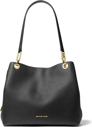 Michael Kors Kensington Schoudertas - Dames - Schoudertassen - Zwart - ONE Size - Leer - Tassen
