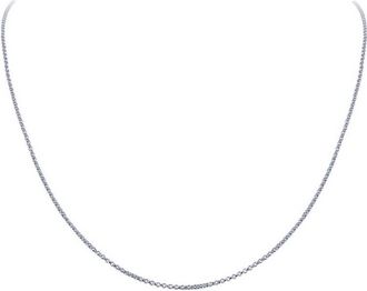 Lafonn Womens Classic Chain 20 Necklace In Platinum Bonded Sterling Silver