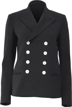 Ralph Lauren Polo Ralph Lauren Double Breasted Blazer in Black Wool