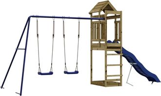 vidaXL Parque Infantil De Exterior Madera De Pino Impregnada Vidaxl