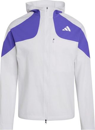 adidas ADIzero Running Jacket Laufjacke f&uuml;r Herren | wei&szlig;