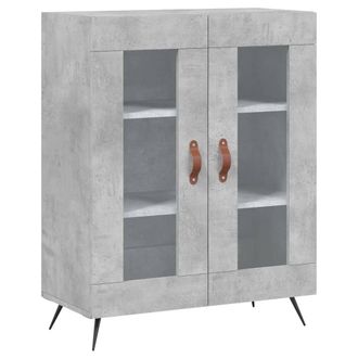 Berkfield Home Sideboard Concrete Grey 69.5x34x90 cm Engineered Wood
