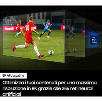 Samsung Smart tv Neo qled 65 8K QE65QN800DTXZT Nero Mini led Dolby Atmos - Samsung